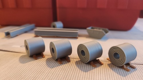Spur ladegut coils set - set, mit