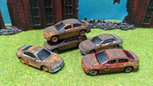 Stück rostige modellautos - 5,
